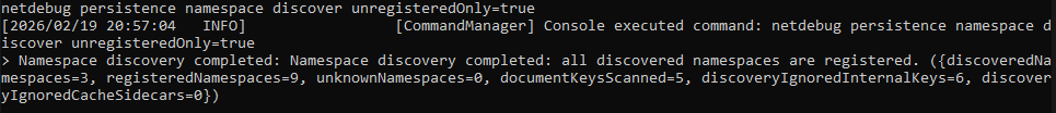 Phase C unknown namespace discovery