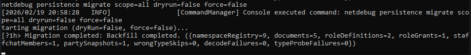 Phase D real migration