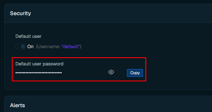 Redis Cloud password